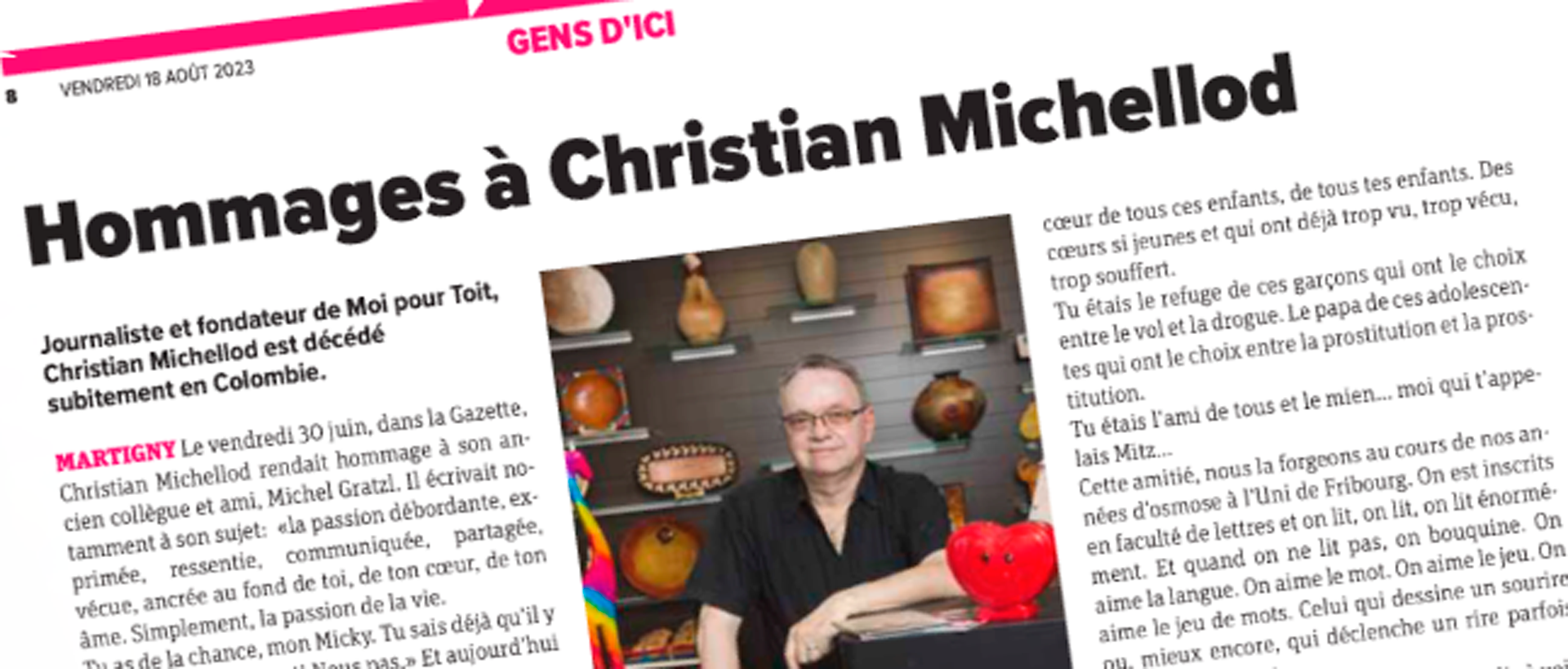 HOMENAJES A CHRISTIAN MICHELLOD